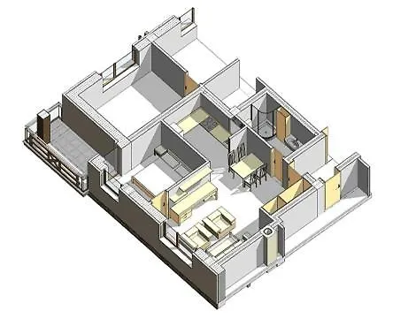 公寓 V Starej Lesnej S Balkonom